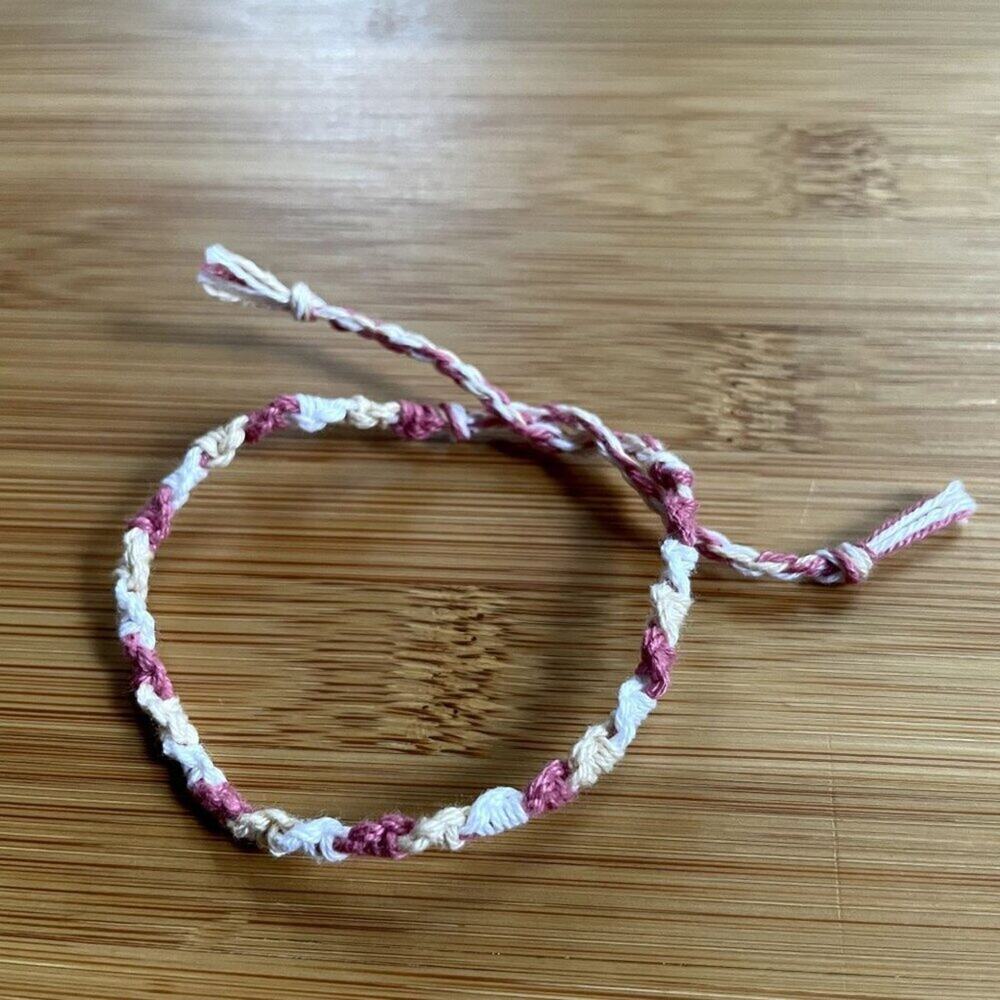 Juliana Woven Bracelet anklet trendy comfortable tie embroidery thread woven gif
